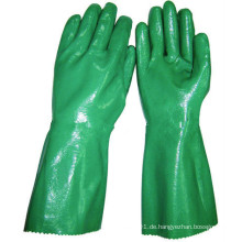 NMSAFETY industrial anti oil Heavy-Duty Nitril Handschuhe lange Manschette Schutzhandschuhe